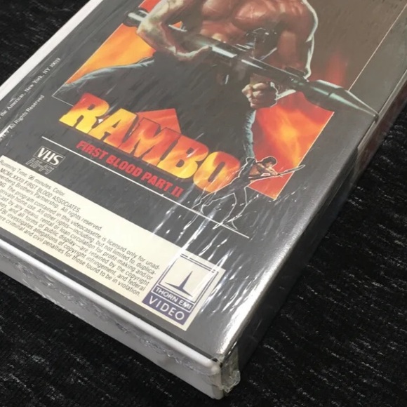 Rambo First Blood Part 2 Clamshell Sealed Very Rare - Picture 7 of 9